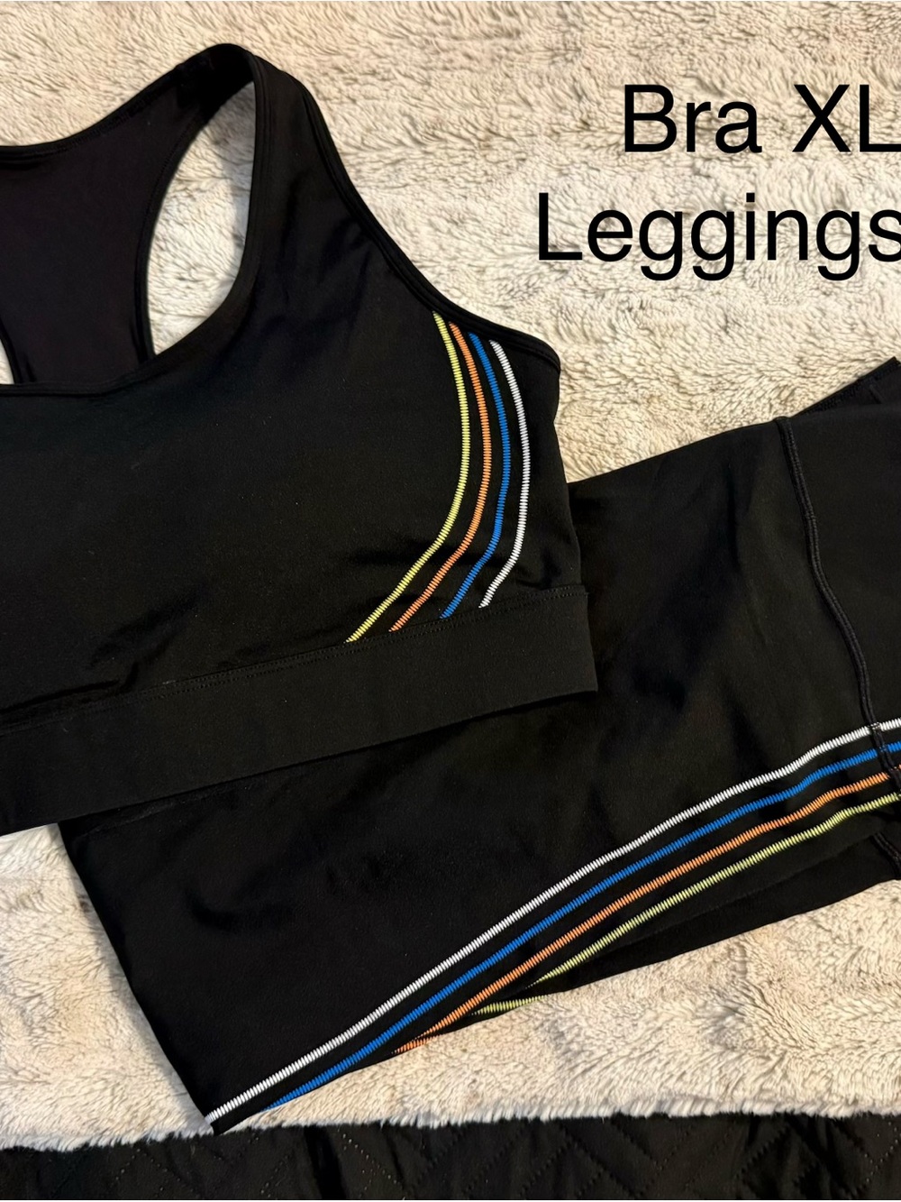 Zyia active speed derby Bra XL and Leggings size 4 set